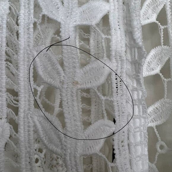 Lulu’s Elora White Lace Skater Mini Dress Size Small - Picture 8 of 12